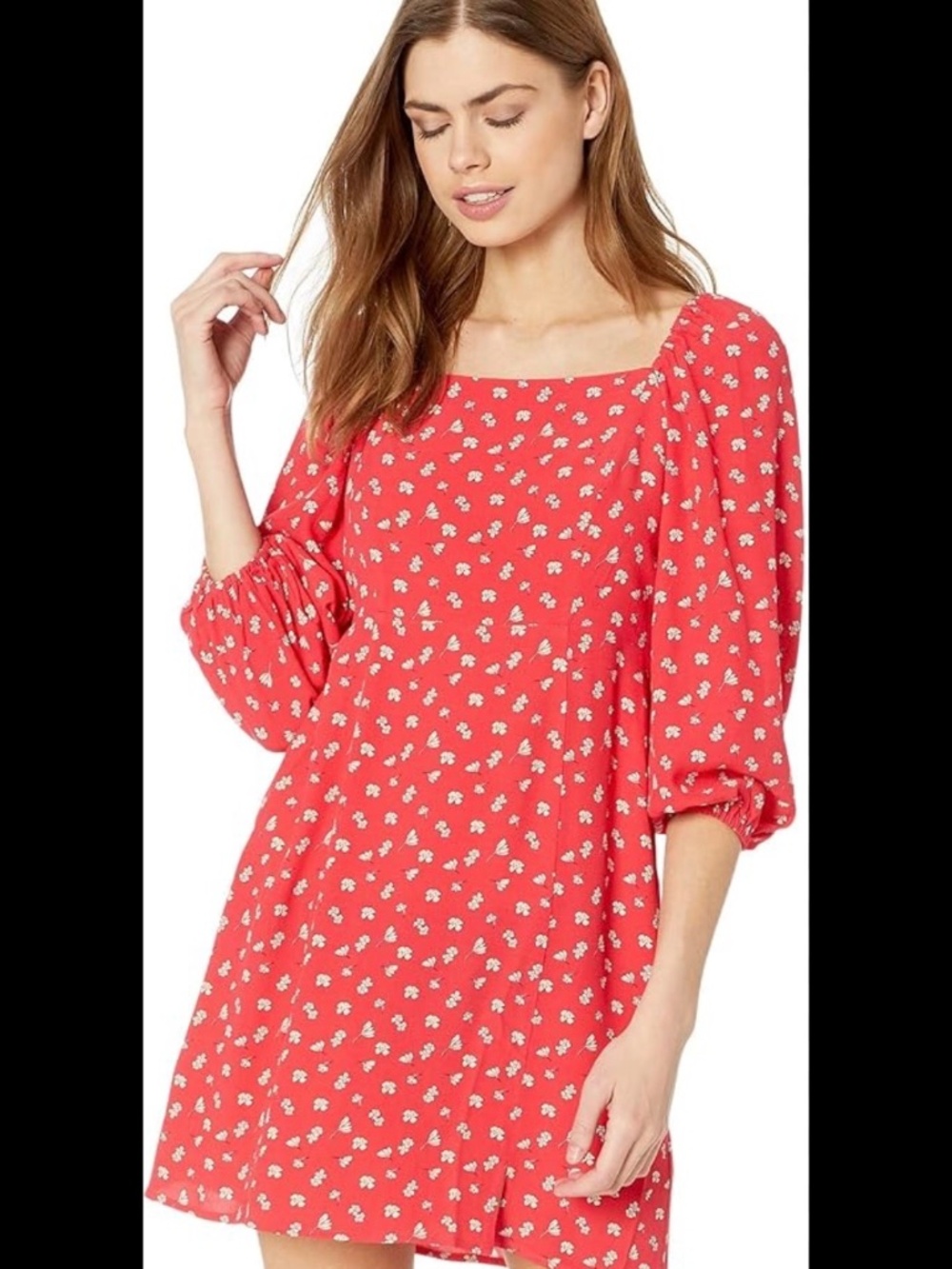 Sanctuary Women's Cilia floral smocked mini dress size Small